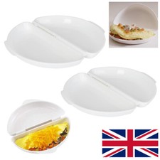 Microwave Omelette Maker - BPA Free Plastic Easy Cook Eggs Food Preparation Tool
