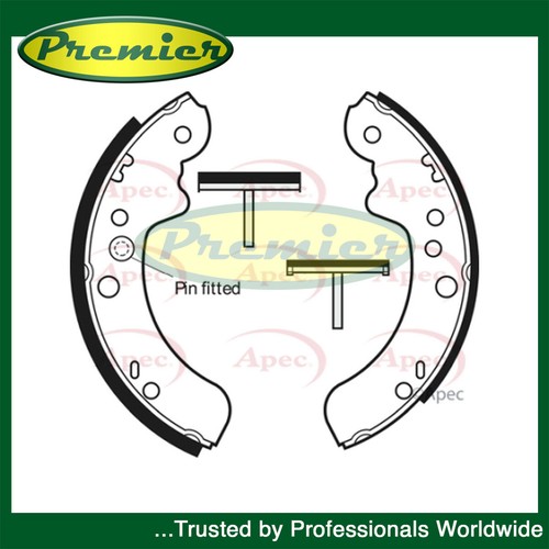 Premier rear brake shoes set - rear,