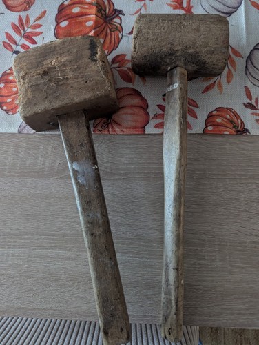 Vintage wooden mallets - 2,