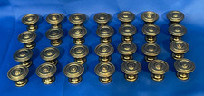Lot of 28 Brass Cabinet Knobs