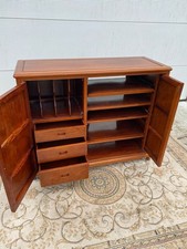 Chinese  Rosewood Colour Cupboard Stereo Hifi Media Unit