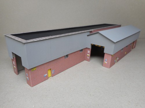 Gauge locomotive shed model - locomotive,