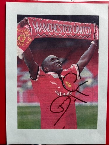 Dwight yorke signed - dwight,