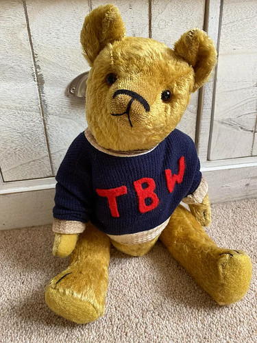 Vintage style ooak artist bear - ooak,