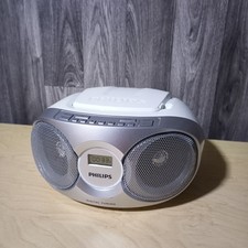 Philips AZ215S CD Player Portable Stereo Boombox FM Radio - Working - VGC