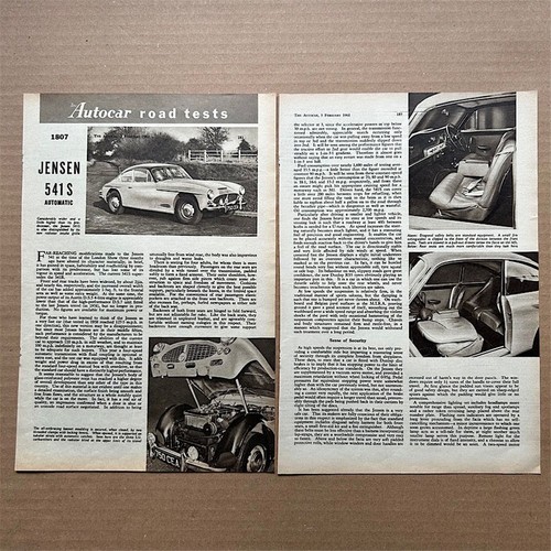 Jensen 541 autocar - jensen, (1961)