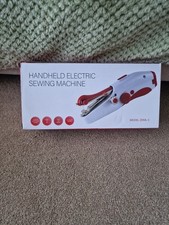 Mini Electric Handheld Sewing Machine Portable Cordless for Travel and Crafts