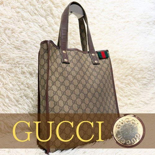 Gucci logo brown leather - logo,