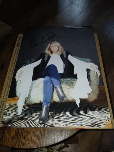 Bonnie tyler signed poster - bonnie,