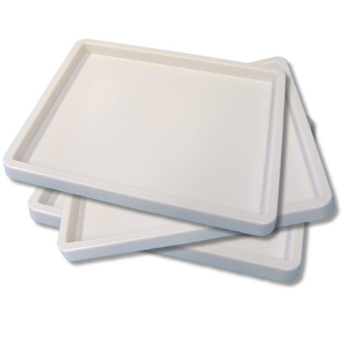 Set white inking tray - set, of