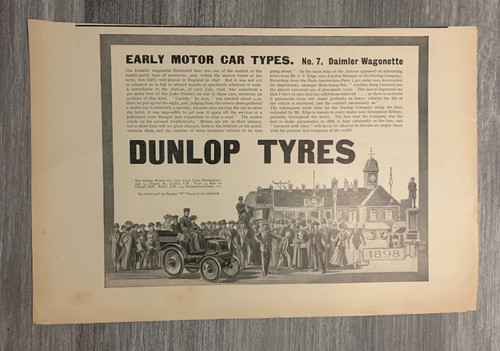 1913 dunlop tires - 1913,
