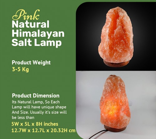 Himalayan salt lamp crystal - salt,