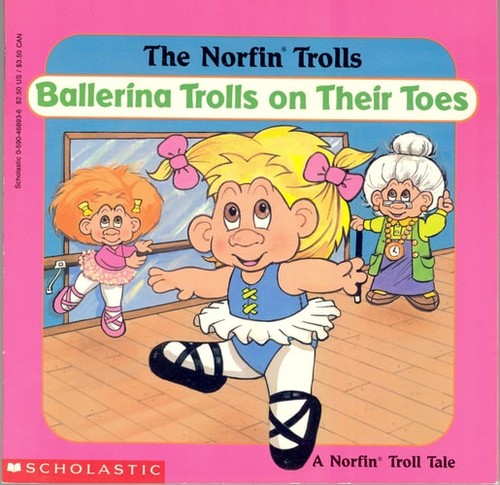 Ballerina trolls their - on, toes