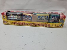 Marx Mechanical Disney Express Zig Zag Action Tin Toy Train In Box