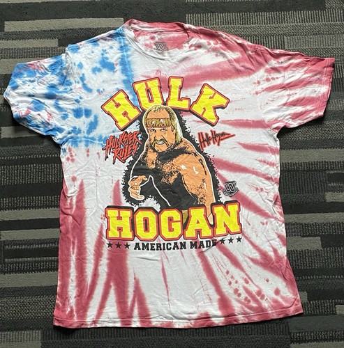 Wwf hulk hogan shirt - hulk, red