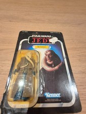 Vintage Bib Fortuna Kenner Star Wars Return Jedi 1983 figure 65 back resealed