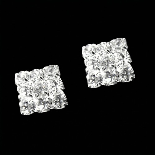Clip earrings crystal - clip,