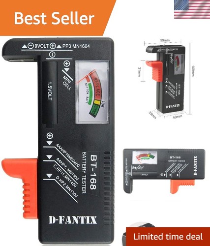 Battery tester for aaa d - aaa, aa