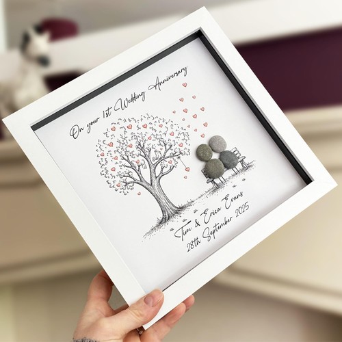 Personalised pebble art 1st - pebble,