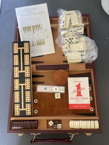 Waddingtons backgammon travel - backgammon,