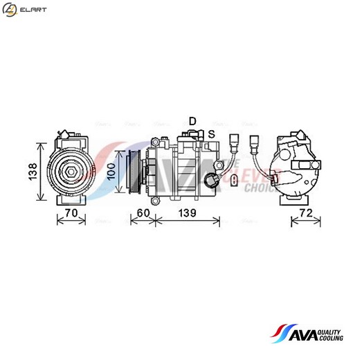 Compressor air conditioning - compressor,