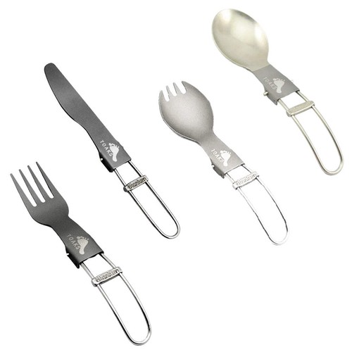 Toaks titanium folding cutlery - toaks,