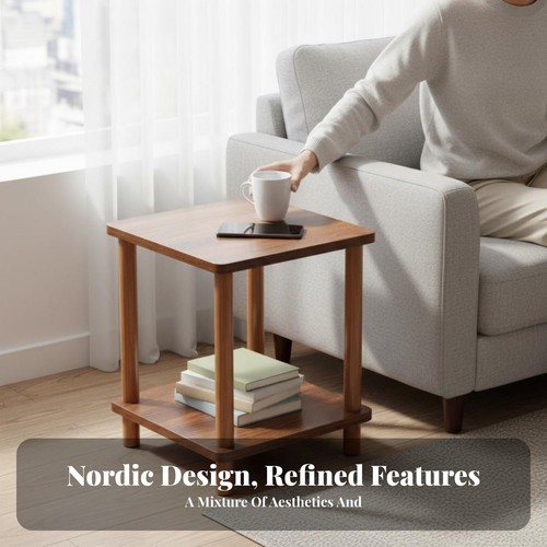 Tier end table simple - 2-tier, design