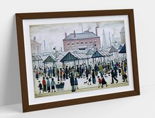 LS LOWRY, MARKET SCENE