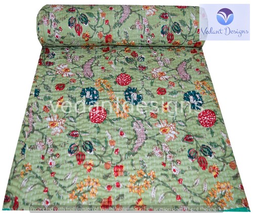 Handmade floral kantha - handmade,