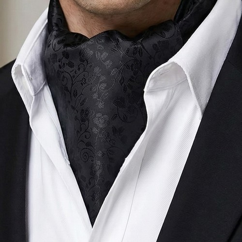 Black with embossed floral - with,