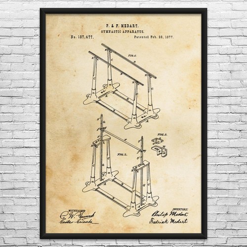 Gymnastics parallel bar - bar, patent