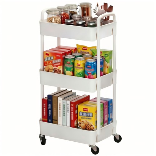 Tier plastic storage - 3, trolley