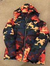 BENJART Multi Camo Puffer Coat