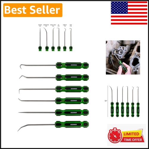 Piece hook and pick - and,