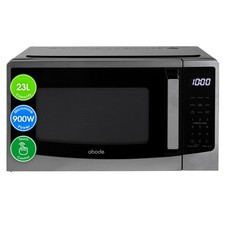 Abode Black Microwave Touch Control 900W 23L Digital 11 Power Levels AMT2304B