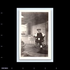 Old Vintage Photo MAN SITTING