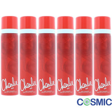 6 X Charlie Red Body spray