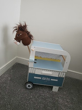 Aldi Little Town Wooden Horse Box Cart