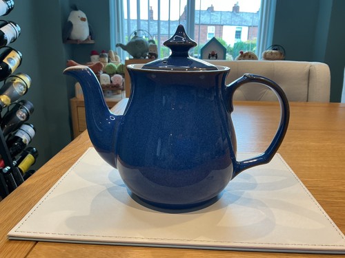 Denby imperial blue teapot - ,