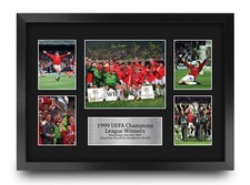 Man Utd Signed A3 Framed 1999