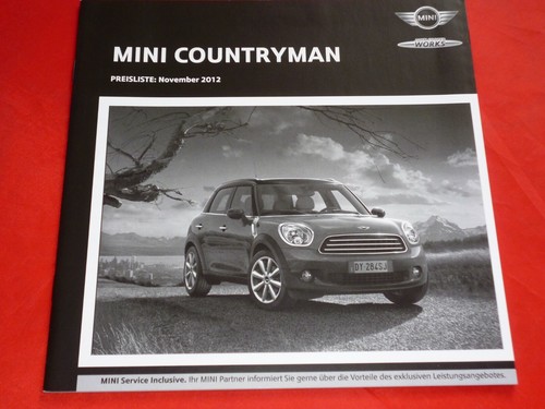 2012 mini countryman r60 one - mini,