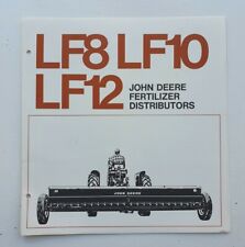 JOHN DEERE LF8 LF10 LF12 FERTILIZER DISTRIBUTOR SALES BROCHURE