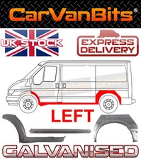 FOR FORD TRANSIT SWB 00-14 MK6 MK7 REAR WHEEL ARCH SIDE DOOR REPAIR PANEL SET NS