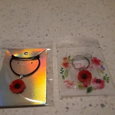 POPPY FLOWER pendants