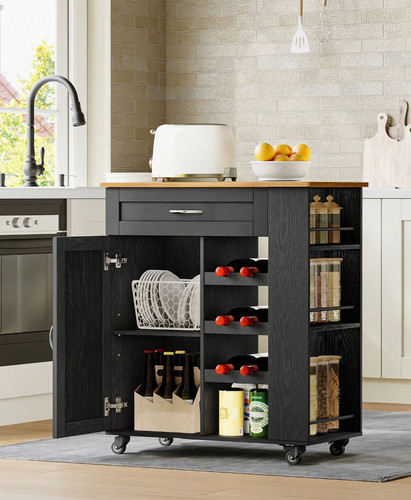 Kitchen serving trolley with - kitchen,