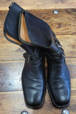 Cesare Paciotti  - Mens Black Biker Boots. UK 10. Used, Excellent Condition.