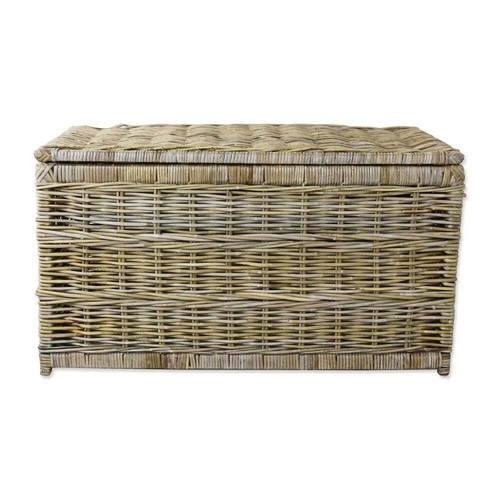 Grey buff rattan storage - buff,