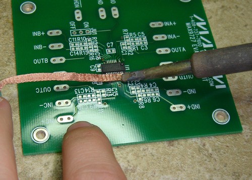Desoldering braid wick - desoldering,