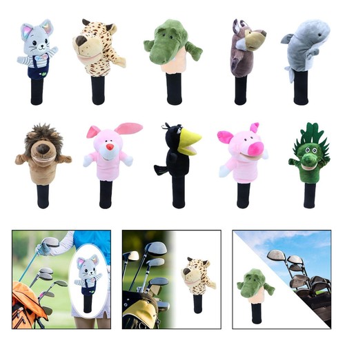 Soft plush animal golf - plush, wood