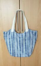 ZARA BLUE  FABRIC MAXI TOTE